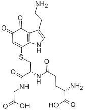 CAS#: 130369-71-0， (2S)-2-Amino-5-[[(2R)-2-Amino-3-[[3-(2-Aminoethyl)-4,5-Dioxo-1H-Indol-7-Yl]Sulfanyl]Propanoyl]-(Carboxymethyl)Amino]-5-Oxopentanoic Acid