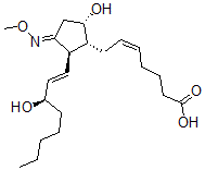 CAS#: 130377-58-1， (Z)-7-[(1R,2R,3E,5S)-5-Hydroxy-2-[(E,3R)-3-Hydroxyoct-1-Enyl]-3-Methoxyiminocyclopentyl]Hept-5-Enoic Acid