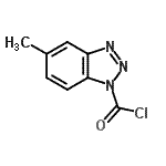 CAS#: 130385-00-1， 5-Methyl-1H-Benzotriazole-1-Carbonyl Chloride