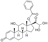 CAS#: 130399-79-0， [(8S,9S,10R,13S,14S,17R)-17-(2,2-Dihydroxyacetyl)-11-Hydroxy-10,13-Dimethyl-3-Oxo-7,8,9,11,12,14,15,16-Octahydro-6H-Cyclopenta[a]Phenanthren-17-Yl] Benzoate