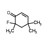 CAS#: 130446-75-2， 6-Fluoro-4,4,6-Trimethyl-2-Cyclohexen-1-One