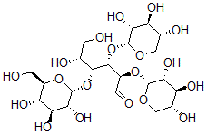 CAS#: 130450-62-3， (2R,3S,4R,5R)-5,6-Dihydroxy-4-[(2R,3R,4S,5S,6R)-3,4,5-Trihydroxy-6-(Hydroxymethyl)Oxan-2-Yl]Oxy-2,3-Bis[[(2R,3R,4S,5R)-3,4,5-Trihydroxyoxan-2-Yl]Oxy]Hexanal