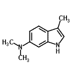 CAS#: 130508-61-1， N,N,3-Trimethyl-1H-Indol-6-Amine