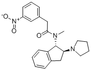 CAS#: 130610-93-4， N-Methyl-2-(3-Nitrophenyl)-N-[(2S)-2-Pyrrolidin-1-Yl-2,3-Dihydro-1H-Inden-1-Yl]Acetamide