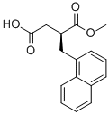 structure of CAS# 130693-96-8, (3S)-4-Methoxy-3-(Naphthalen-1-Ylmethyl)-4-Oxobutanoic Acid;(3S)-4-Methoxy-3-(1-Naphthylmethyl)-4-Oxo-Butanoate;(3S)-4-Methoxy-3-(1-Naphthylmethyl)-4-Oxobutanoate;(3S)-4-Keto-4-Methoxy-3-(1-Naphthylmethyl)Butyrate