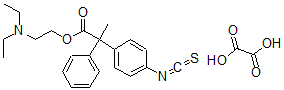 CAS#: 130746-91-7， 2-Diethylaminoethyl 2-(4-Isothiocyanatophenyl)-2-Phenylpropanoate Oxalate