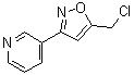 CAS#: 130775-64-3， 3-[5-(Chloromethyl)-1,2-Oxazol-3-Yl]Pyridine