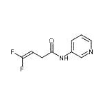 CAS#: 130814-01-6， 4,4-Difluoro-N-(3-Pyridinyl)-3-Butenamide