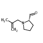 CAS#: 130823-69-7， (2S)-1-(2-Methyl-2-Propen-1-Yl)-2-Pyrrolidinecarbaldehyde