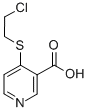 CAS#: 13096-15-6， 4-(2-Chloroethylsulfanyl)Pyridine-3-Carboxylic Acid