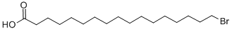 structure of CAS# 13099-35-9, 17-Bromo-Heptadecanoic Acid