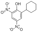 结构式 CAS# 131-89-5, 2-环己基-4,6-二硝基苯酚