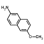CAS#: 13101-88-7， 6-Methoxy-2-Naphthalenamine