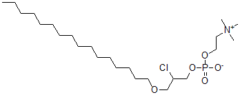 CAS#: 131024-84-5, (2-Chloro-3-Hexadecoxypropyl) 2-Trimethylazaniumylethyl Phosphate