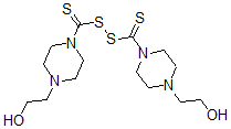 CAS#: 13104-02-4， Bis((4-(2-hydroxyethyl)-1-piperazinyl)thiocarbonyl)disulfide