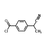 CAS#: 131048-66-3， 4-(1-Cyanoethyl)Benzoyl Chloride