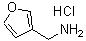 structure of CAS# 131052-43-2, 1-(3-Furyl)Methanamine Hydrochloride (1:1);(Fur-3-yl)methylamine hydrochloride;1-(3-FURYL)METHANAMINEHYDROCHLORIDE;1-tetrahydrofuran-3-ylmethanamine hydrochloride