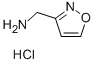 structure of CAS# 131052-58-9, 3-Isoxazolemethanamine;(Isoxazol-3-Ylmethyl)Amine(SALTDATA: Hcl);(Isoxazol-3-Yl)Methanamine Hydrochloride;C-ISOXAZOL-3-YL-METHYLAMINE