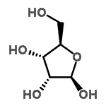 CAS#: 131064-98-7， beta-D-Ribofuranose