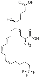 CAS#: 131074-64-1， (5S,6R,7E,9E,11Z,14Z)-6-(2-Amino-3-Hydroxy-3-Oxopropyl)Sulfanyl-20,20,20-Trifluoro-5-Hydroxyicosa-7,9,11,14-Tetraenoic Acid