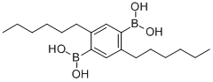 CAS#: 131117-66-3， B,B'-(2,5-Dihexyl-1,4-Phenylene)Bis-Boronic Acid