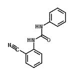 结构式 CAS# 13114-96-0, 1-(2-氰基苯基)-3-苯基脲