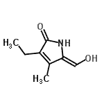 CAS#: 13130-53-5， (5Z)-3-Ethyl-5-(Hydroxymethylene)-4-Methyl-1,5-Dihydro-2H-Pyrrol-2-One