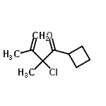 CAS#: 131353-07-6， 2-Chloro-1-Cyclobutyl-2,3-Dimethyl-3-Buten-1-One