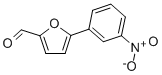 structure of CAS# 13148-43-1, 5-(3-Nitrophenyl)-2-Furancarboxaldehyde;5-(3-Nitrophenyl)-2-Furancarboxaldehyde;5-(3-Nitrophenyl)Furfural;Zinc00035743