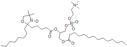 CAS#: 131483-46-0， 2-(10-Hydroxy-14,14-Dimethyl-5-Oxo-7-(((1-Oxotetradecyl)Oxy)Methyl)-6,9,11-Trioxa-14-Azonia-10-Phosphapentadec-1-Yl)-4,4-Dimethyl-2-Octyl-3-Oxazolidinyloxy Hydroxide Inner Salt P-Oxide
