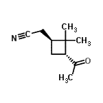 CAS#: 131488-86-3， [(1S,3R)-3-Acetyl-2,2-Dimethylcyclobutyl]Acetonitrile