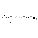结构式 CAS# 13151-27-4, 2-甲基-1-癸烯