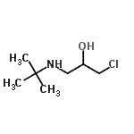CAS#: 13156-02-0， 1-Chloro-3-[(2-Methyl-2-Propanyl)Amino]-2-Propanol