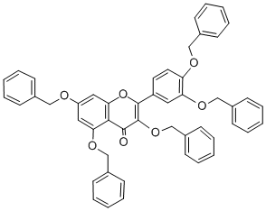CAS#: 13157-90-9， 2-[3,4-Bis(Phenylmethoxy)Phenyl]-3,5,7-Tris(Phenylmethoxy)Chromen-4-One