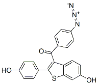 CAS#: 131589-60-1， (4-Azidophenyl)-[6-Hydroxy-2-(4-Hydroxyphenyl)-1-Benzothiophen-3-Yl]Methanone
