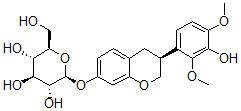 CAS#: 131749-60-5， (2S,3R,4S,5S,6R)-2-[(3S)-3-(3-Hydroxy-2,4-Dimethoxyphenyl)Chroman-7-Yl]Oxy-6-(Hydroxymethyl)Oxane-3,4,5-Triol