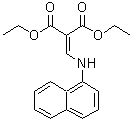 structure of CAS# 131775-94-5, Diethyl [(1-Naphthylamino)Methylene]Malonate;(1-NAPHTHYLAMINOMETHYLENE)MALONIC ACID DIETHYL ESTER;(1-naphthylaminomethylene)malonicaciddiethylester;diethyl [(naphthalen-1-ylamino)methylidene]propanedioate