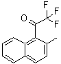 结构式 CAS# 131831-98-6, 2,2,2-三氟-1-(2-甲基-1-萘基)乙酮