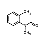 structure of CAS# 131840-54-5, N-Methyl-N-(2-Methylphenyl)Formamide;N,2'-Dimethylformanilide