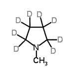 CAS#: 131857-29-9， 1-Methyl(<Sup>2</Sup>H<Sub>8</Sub>)Pyrrolidine