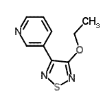 CAS#: 131987-62-7， 3-(4-Ethoxy-1,2,5-Thiadiazol-3-Yl)Pyridine