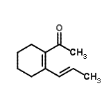 CAS#: 132079-94-8， 1-{2-[(1E)-1-Propen-1-Yl]-1-Cyclohexen-1-Yl}Ethanone