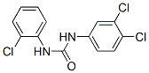 structure of CAS# 13208-22-5, N-(3,4-Dichlorophenyl)-N'-(2-Chlorophenyl)Urea;Oprea1_196542;T0505-1922;Zinc04010884