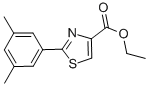 structure of CAS# 132089-38-4, 2-(3,5-Dichlorophenyl)-4-Thiazolecarboxylic Acid Ethyl Ester;Ethyl 2-(3,5-Dichlorophenyl)-1,3-Thiazole-4-Carboxylate;ETHYL 2-(3,5-DICHLOROPHENYL)THIAZOLE-4-CARBOXYLATE;Ethyl 2-(3,5-Dimethylphenyl)Thiazole-4-Carboxylate