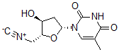 CAS#: 132101-22-5， 1-[(2R,4S,5R)-4-Hydroxy-5-(Isocyanomethyl)Oxolan-2-Yl]-5-Methylpyrimidine-2,4-Dione