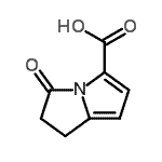 CAS#: 132114-55-7， 3-Oxo-2,3-Dihydro-1H-Pyrrolizine-5-Carboxylic Acid