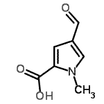 CAS#: 132122-28-2， 4-Formyl-1-Methyl-1H-Pyrrole-2-Carboxylic Acid