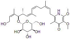 CAS#: 132150-13-1， 2-[(2Z,5Z,7Z,9R,10R,11Z)-13-Hydroxy-3,7,9,11-Tetramethyl-10-[(2R,3R,4S,5S,6R)-3,4,5-Trihydroxy-6-(Hydroxymethyl)Oxan-2-Yl]Oxytrideca-2,5,7,11-Tetraenyl]-5,6-Dimethoxy-3-Methyl-1H-Pyridin-4-One