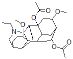 CAS#: 132160-38-4， (1alpha,14alpha,16beta)-20-Ethyl-1,16-Dimethoxy-Aconitane-8,14-Diol Diacetate (Ester)