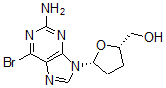 CAS#: 132194-22-0， [(2S,5R)-5-(2-Amino-6-Bromopurin-9-Yl)Oxolan-2-Yl]Methanol